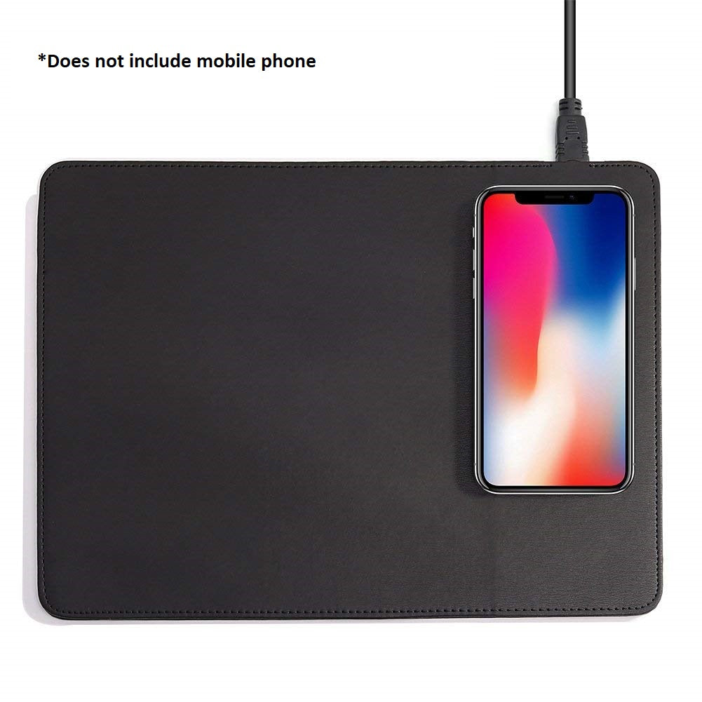 Multi-functional QI Wireless Charger with Mouse Pad